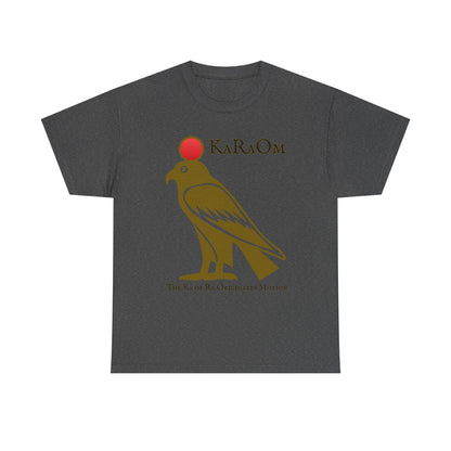 Gold- KaRaOm The Ka of Ra Originates Motion  - Vintage classic soundlogic Tee  Vintage SoundLogic Tee