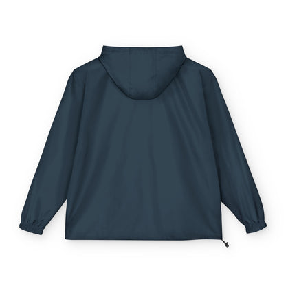 iNa Z Orange Packable Anorak Jacket with Floral Crest