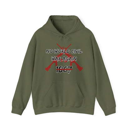 No World Civil War again 1867   Nu Ra Order Bring Bettor Back  Hoodie — "RaEdOriBaKa" Retro Logo Sweatshirt