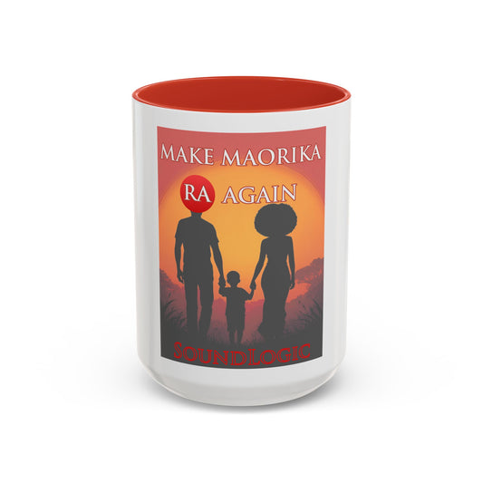 Mak MaOrIKa Ra again    Ceramic Mug Celebrate the second coming of the Red Giant SaOn God Ra. Gift for Fans, Collectors, and Summer Vibes