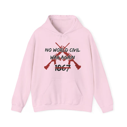 No World Civil War again 1867   Nu Ra Order Bring Bettor Back  Hoodie — "RaEdOriBaKa" Retro Logo Sweatshirt