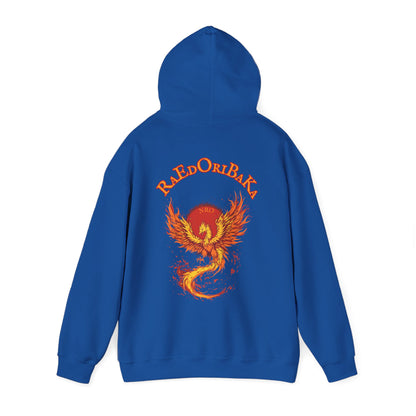 El BaKA RaEdOrIBaKa Phoenix Graphic Hoodie — "RaEdOriBaKa" Retro Logo Sweatshirt