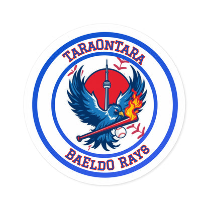 Celebrate the Toronto blue Jays  2025  world series baseball Round Stickers | Durable Indoor/Outdoor Decals