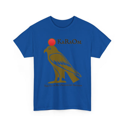 Gold- KaRaOm The Ka of Ra Originates Motion  - Vintage classic soundlogic Tee  Vintage SoundLogic Tee