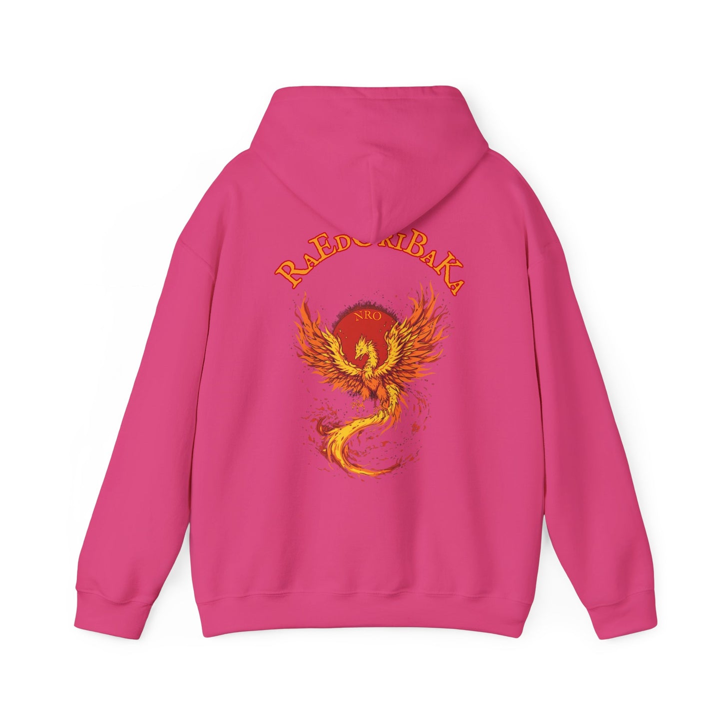 El BaKA RaEdOrIBaKa Phoenix Graphic Hoodie — "RaEdOriBaKa" Retro Logo Sweatshirt