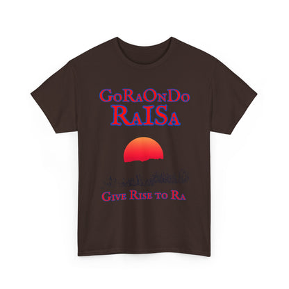GoRaOnDo Give Rise to Ra   - Vintage classic soundlogic Tee