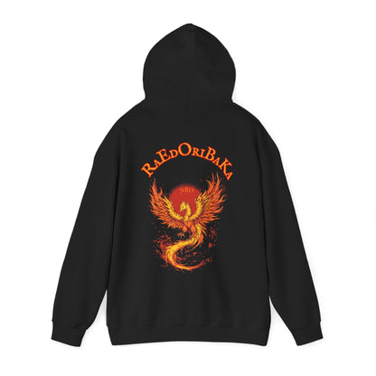 El BaKA RaEdOrIBaKa Phoenix Graphic Hoodie — "RaEdOriBaKa" Retro Logo Sweatshirt