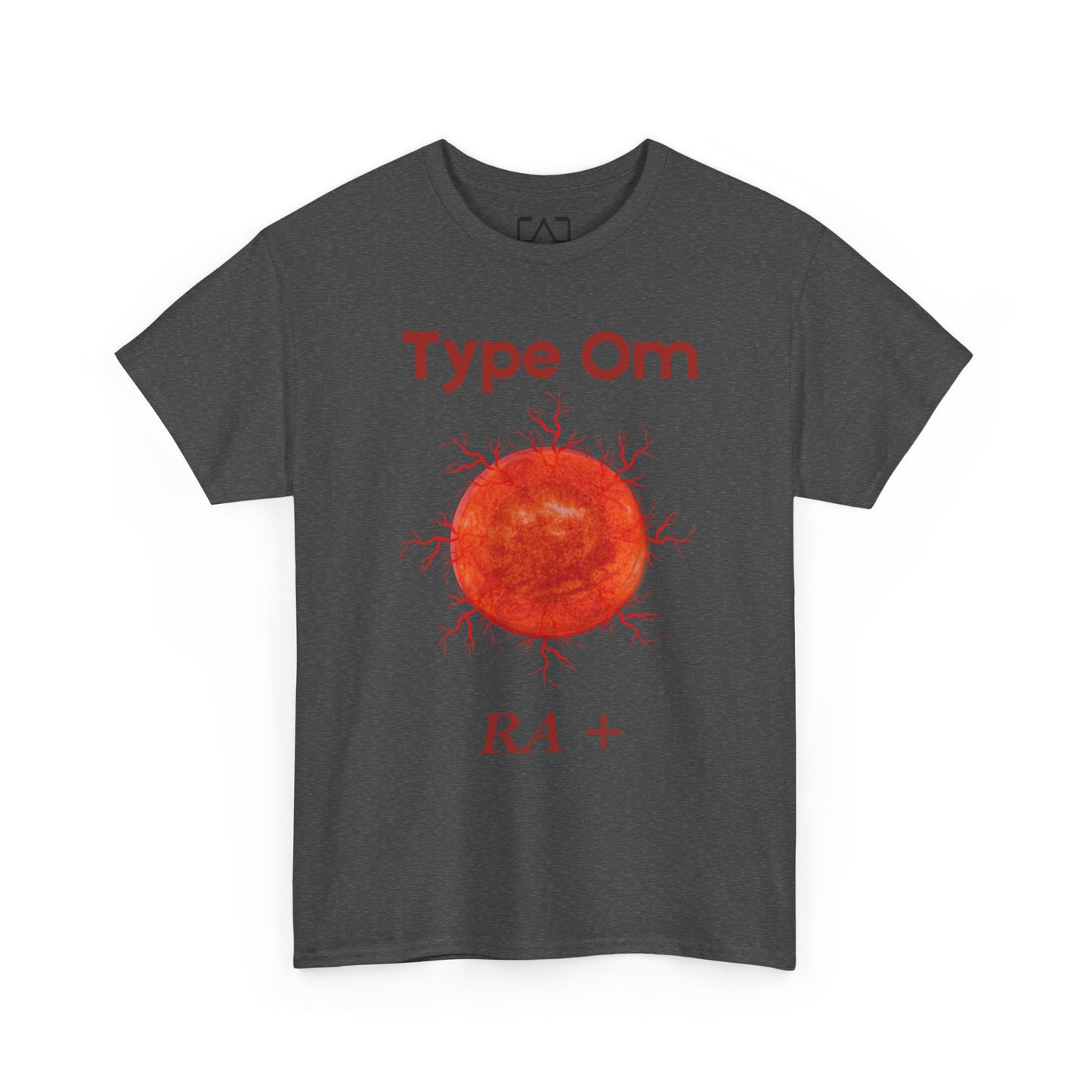 Type Om RA+ front  Access Denied I Tethered 888 back Red font Graphic Unisex T-Shirt, Casual Style, Statement Tee, Unique Gift, Streetwear Fashion, Everyday Comfort