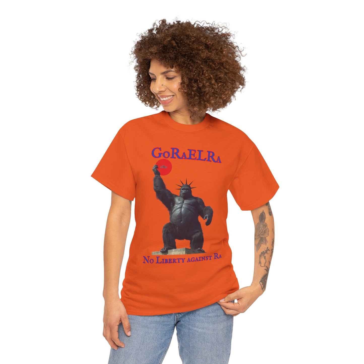 GoRaElRa No Liberty Against Ra   - Vintage classic soundlogic Tee
