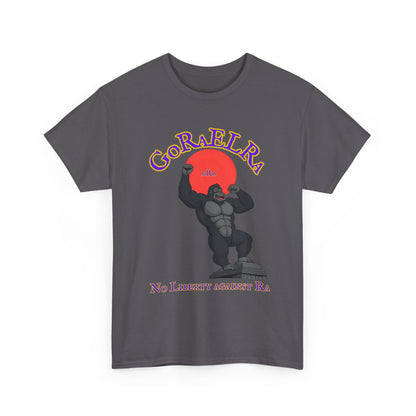 GoRaElRa No Liberty Against Ra  purple + gold - Vintage classic soundlogic Tee