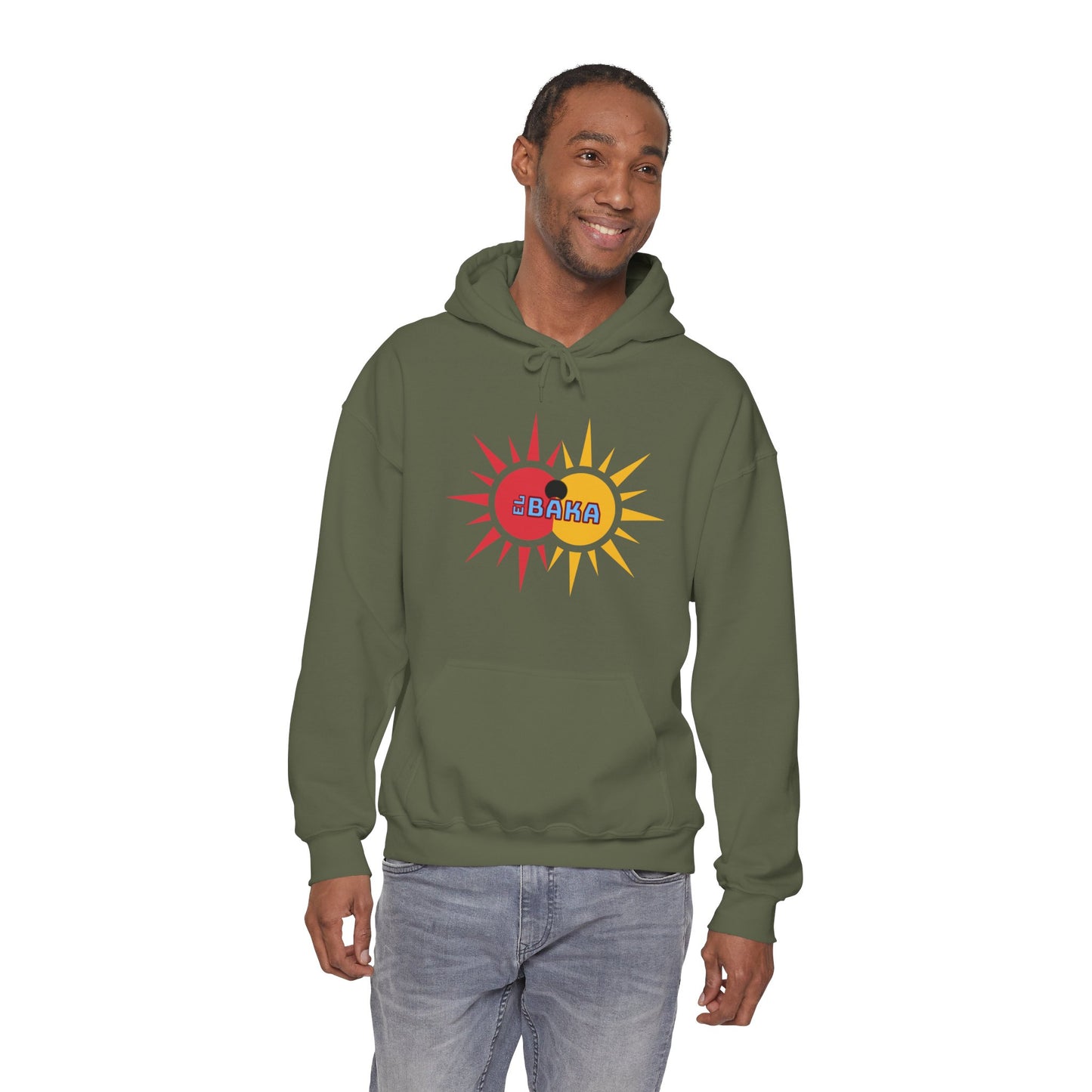 El BaKA RaEdOrIBaKa Phoenix Graphic Hoodie — "RaEdOriBaKa" Retro Logo Sweatshirt