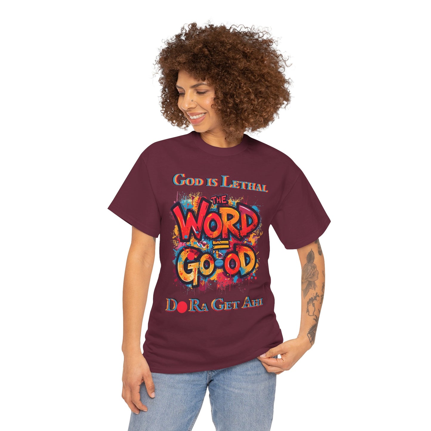 The word = Go- od – Do Ra Get AHi - Vintage classic soundlogic Tee