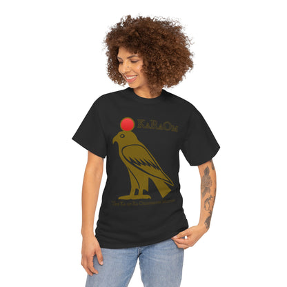 Gold- KaRaOm The Ka of Ra Originates Motion  - Vintage classic soundlogic Tee  Vintage SoundLogic Tee