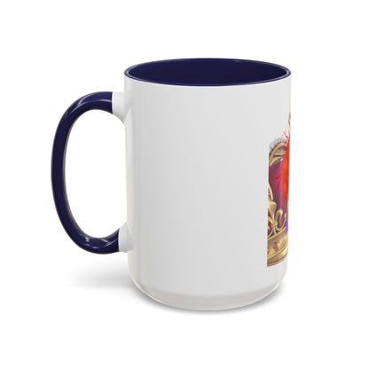 Type OM - Ra+    Ceramic Mug Celebrate the second coming of the Red Giant SaOn God Ra. Gift for Fans, Collectors, and Summer Vibes