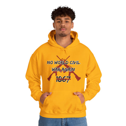 No World Civil War again 1867   Nu Ra Order Bring Bettor Back  Hoodie — "RaEdOriBaKa" Retro Logo Sweatshirt