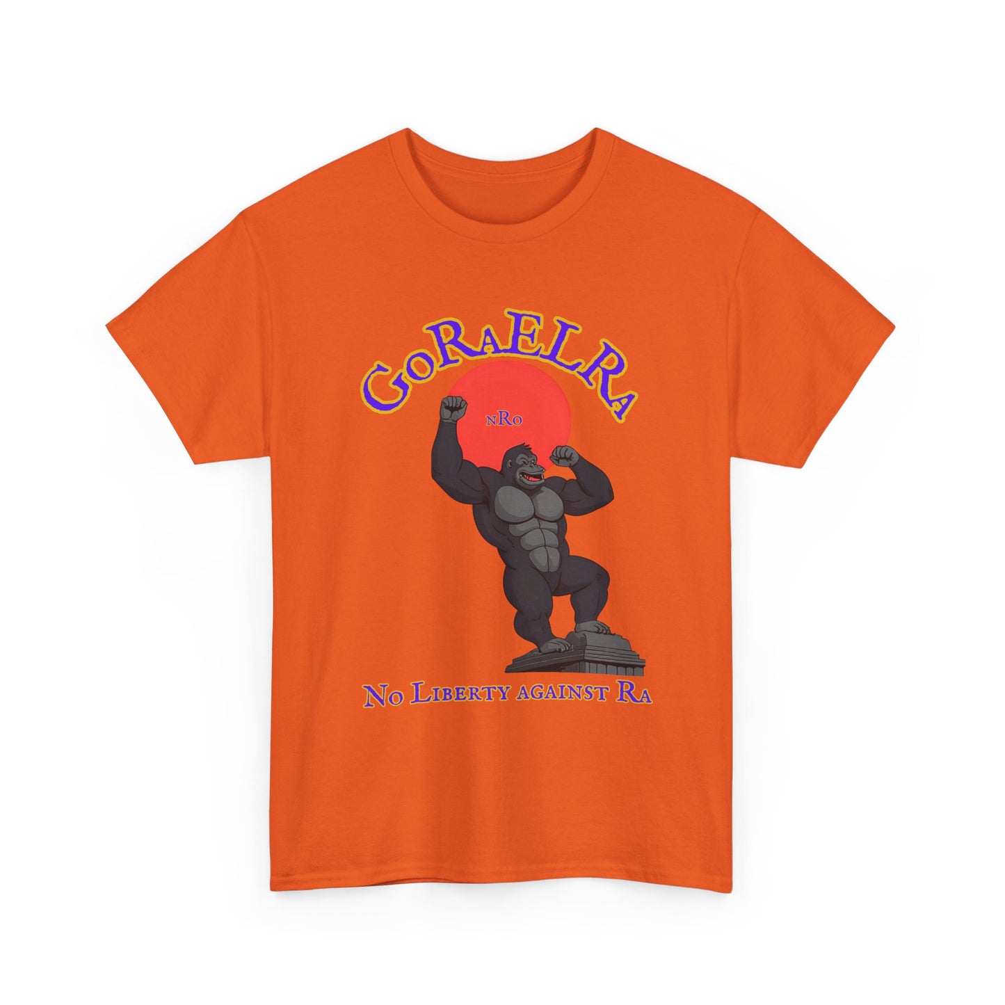GoRaElRa No Liberty Against Ra  purple + gold - Vintage classic soundlogic Tee