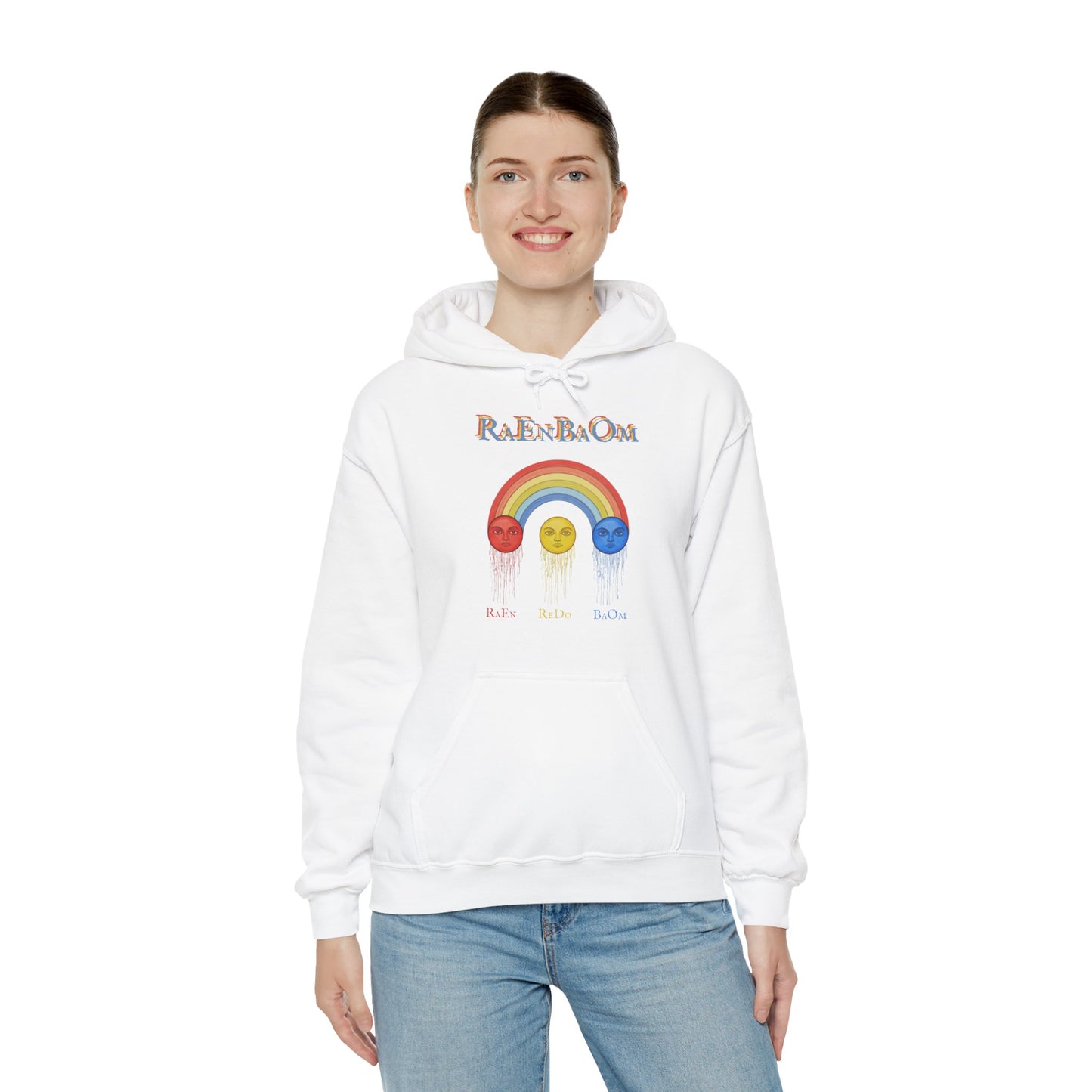 RaEnBaOm  Hoodie — "RaEdOriBaKa" Retro Logo Sweatshirt