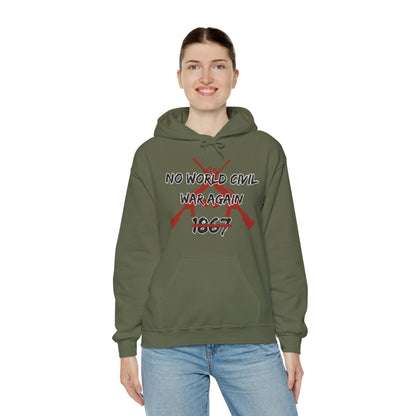 No World Civil War again 1867   Nu Ra Order Bring Bettor Back  Hoodie — "RaEdOriBaKa" Retro Logo Sweatshirt