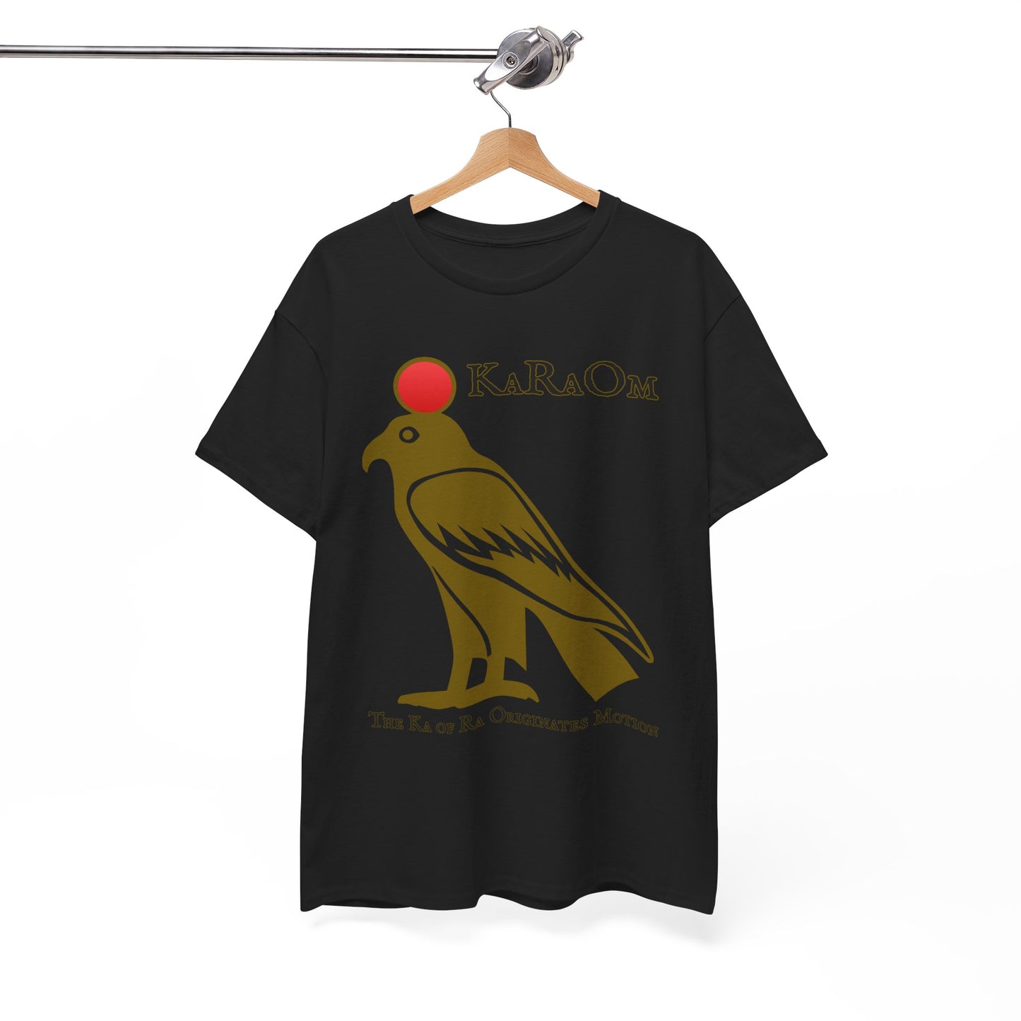 Gold- KaRaOm The Ka of Ra Originates Motion  - Vintage classic soundlogic Tee  Vintage SoundLogic Tee