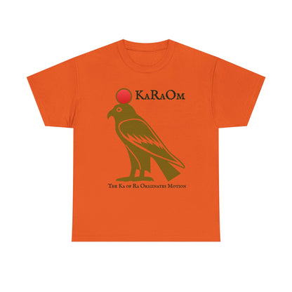 Gold- KaRaOm The Ka of Ra Originates Motion  - Vintage classic soundlogic Tee  Vintage SoundLogic Tee