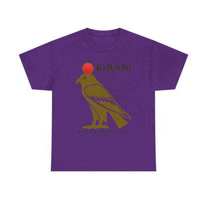 Gold- KaRaOm The Ka of Ra Originates Motion  - Vintage classic soundlogic Tee  Vintage SoundLogic Tee