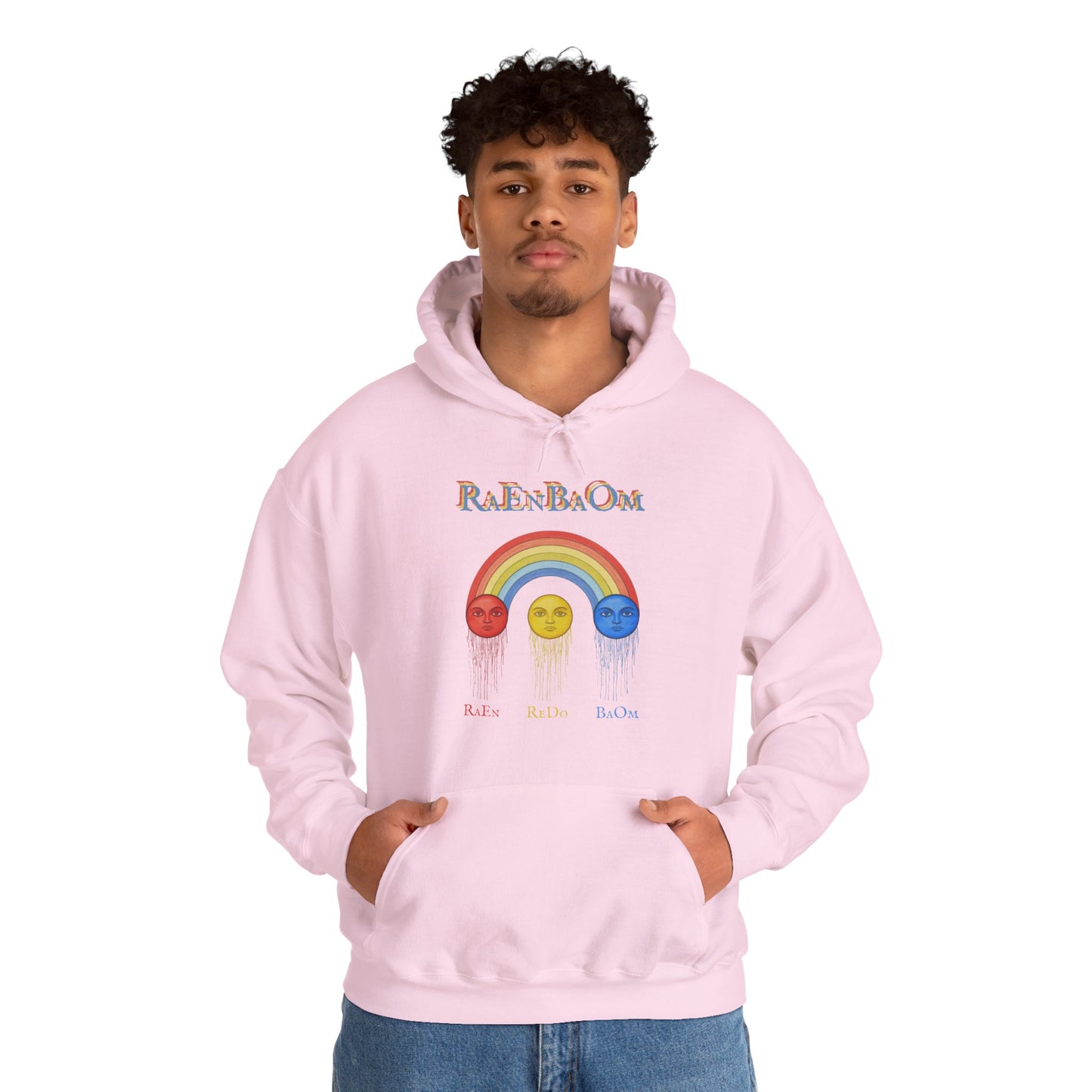 RaEnBaOm  Hoodie — "RaEdOriBaKa" Retro Logo Sweatshirt
