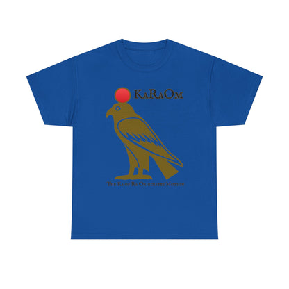 Gold- KaRaOm The Ka of Ra Originates Motion  - Vintage classic soundlogic Tee  Vintage SoundLogic Tee