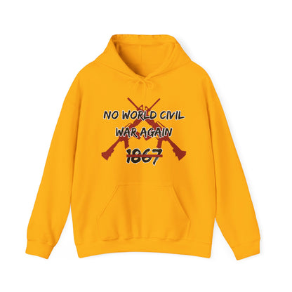 No World Civil War again 1867   Nu Ra Order Bring Bettor Back  Hoodie — "RaEdOriBaKa" Retro Logo Sweatshirt
