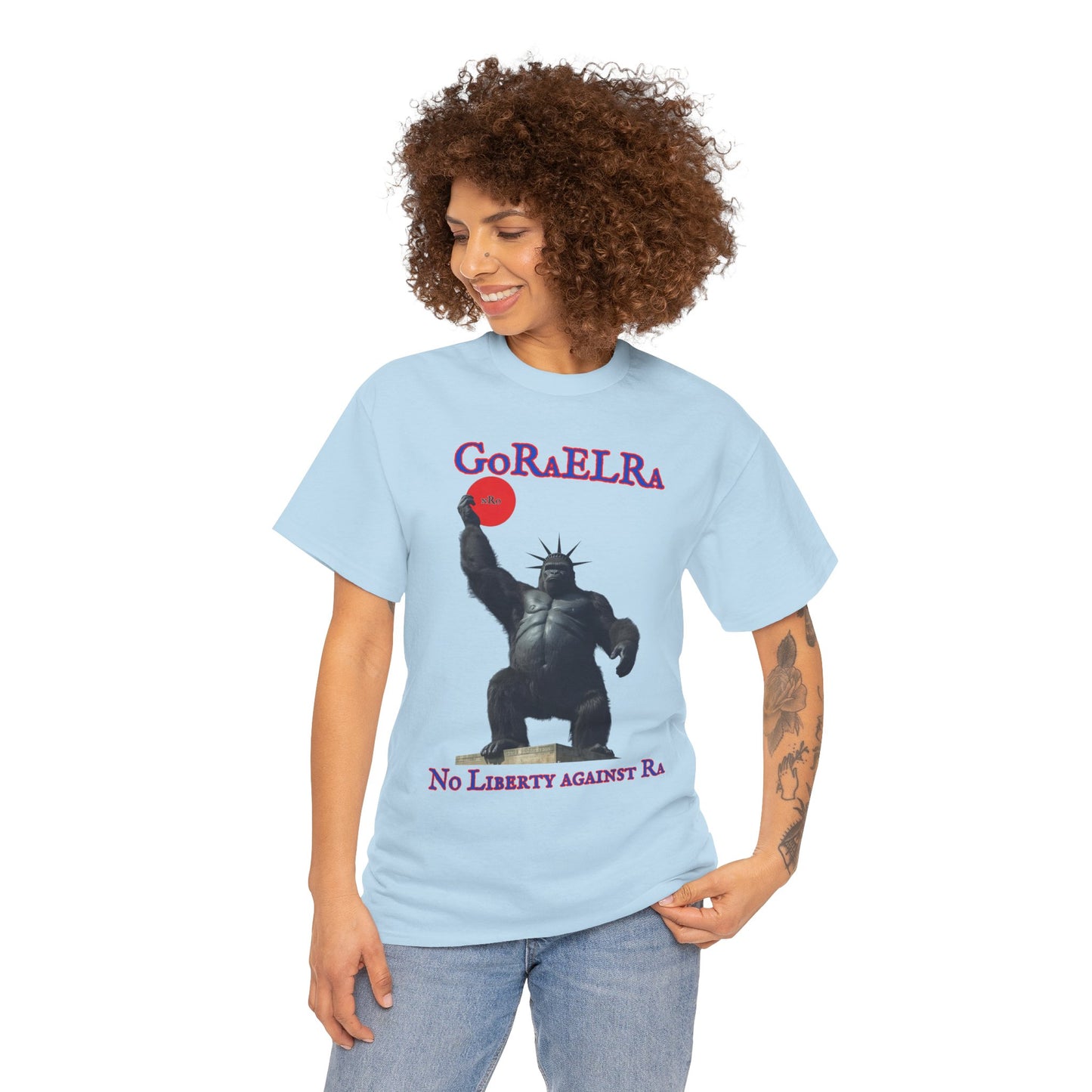 GoRaElRa No Liberty Against Ra   - Vintage classic soundlogic Tee