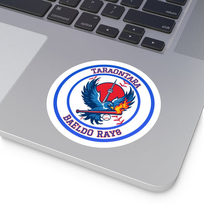 Celebrate the Toronto blue Jays  2025  world series baseball Round Stickers | Durable Indoor/Outdoor Decals