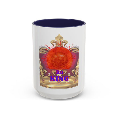 Type OM - Ra+    Ceramic Mug Celebrate the second coming of the Red Giant SaOn God Ra. Gift for Fans, Collectors, and Summer Vibes