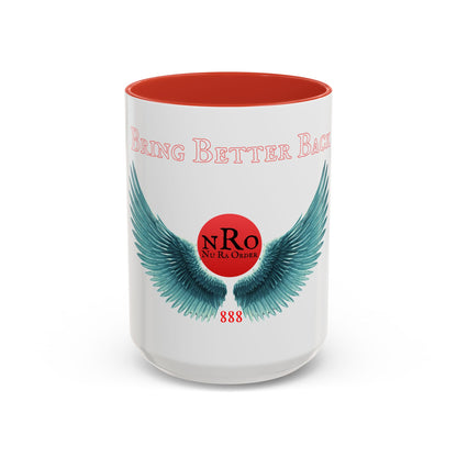 NRO NU Ra Order Bring Better Back Wings of Ra-  Ceramic Mug Celebrate the second coming of the Red Giant SaOn God Ra. Gift for Fans, Collectors, and Summer Vibes