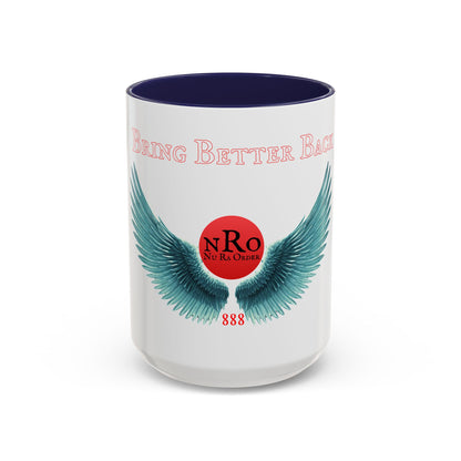 NRO NU Ra Order Bring Better Back Wings of Ra-  Ceramic Mug Celebrate the second coming of the Red Giant SaOn God Ra. Gift for Fans, Collectors, and Summer Vibes