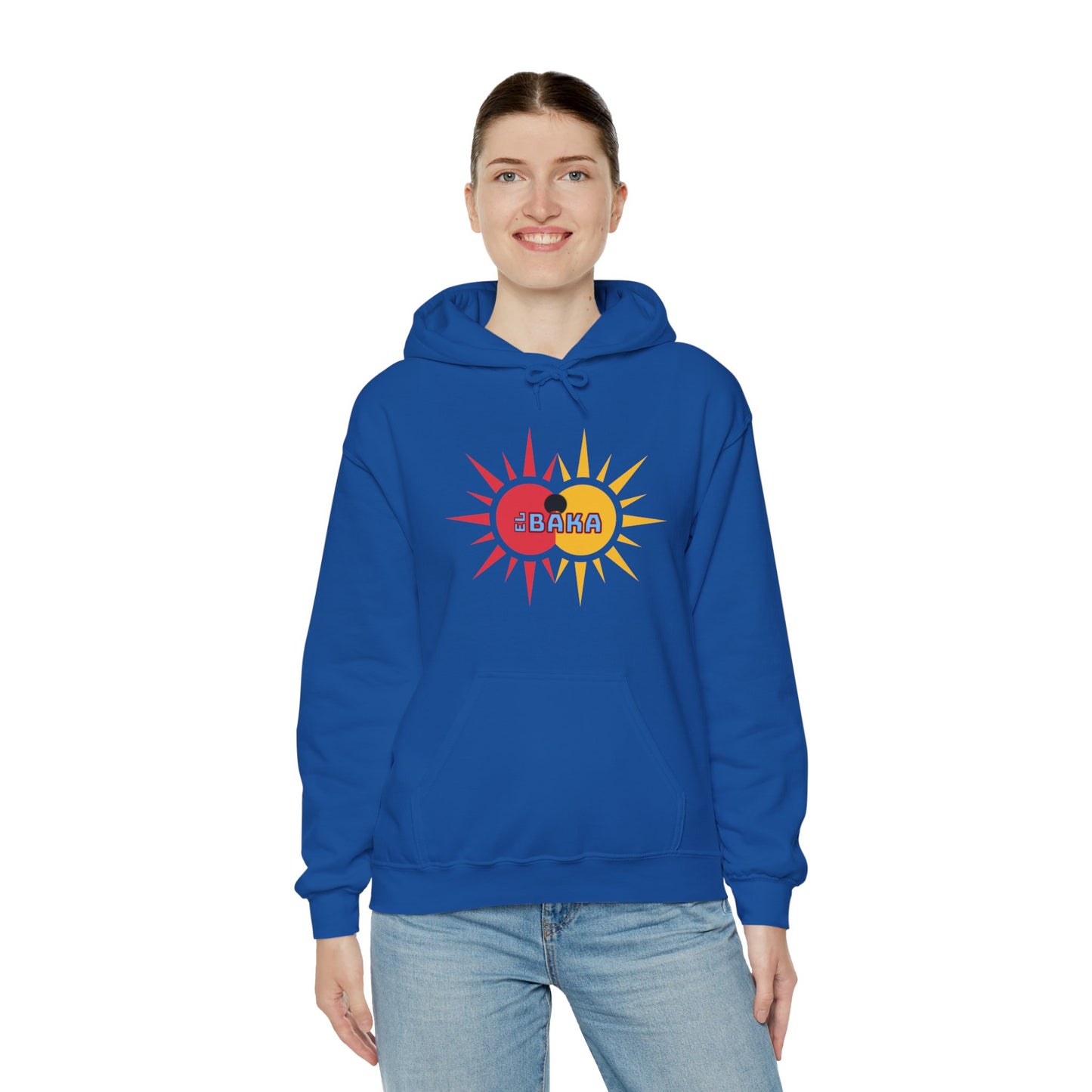 El BaKA RaEdOrIBaKa Phoenix Graphic Hoodie — "RaEdOriBaKa" Retro Logo Sweatshirt