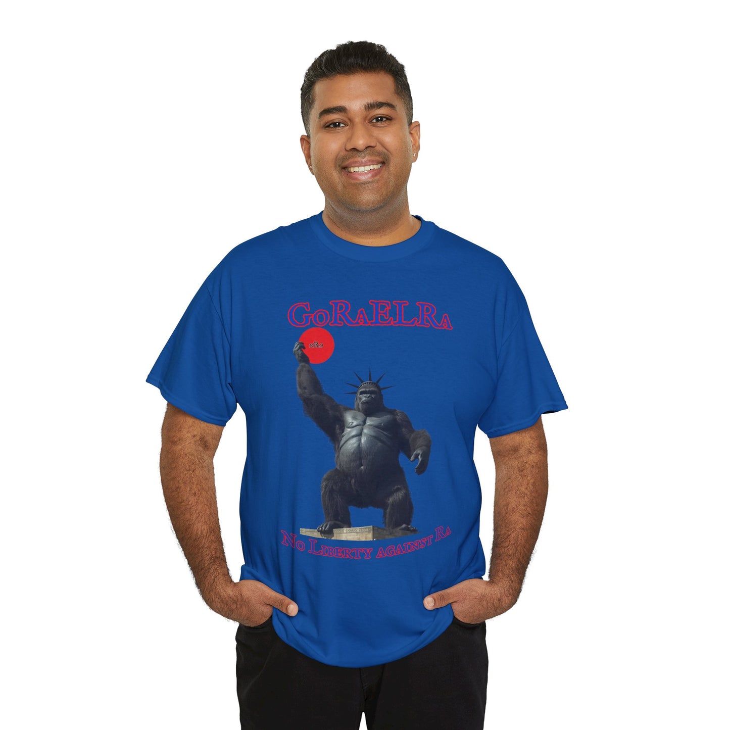 GoRaElRa No Liberty Against Ra   - Vintage classic soundlogic Tee