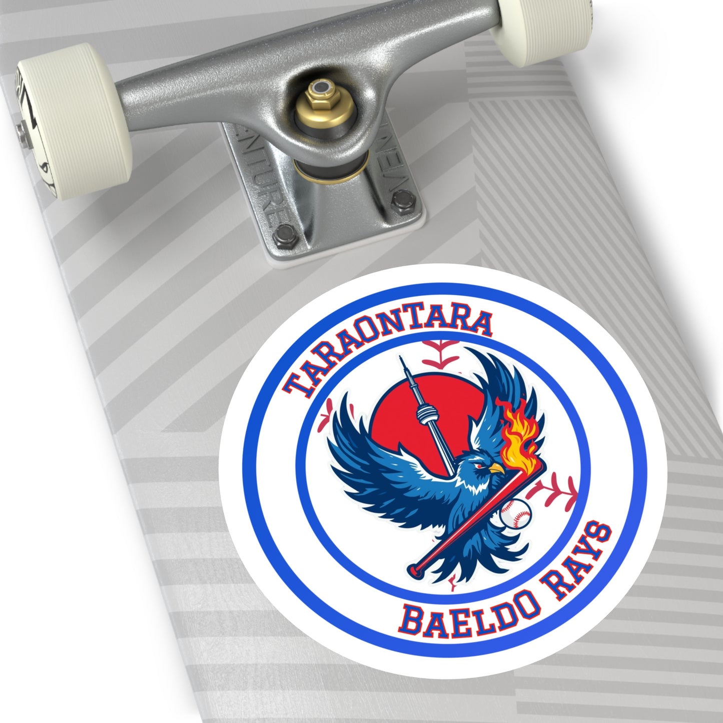 Celebrate the Toronto blue Jays  2025  world series baseball Round Stickers | Durable Indoor/Outdoor Decals