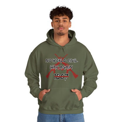 No World Civil War again 1867   Nu Ra Order Bring Bettor Back  Hoodie — "RaEdOriBaKa" Retro Logo Sweatshirt