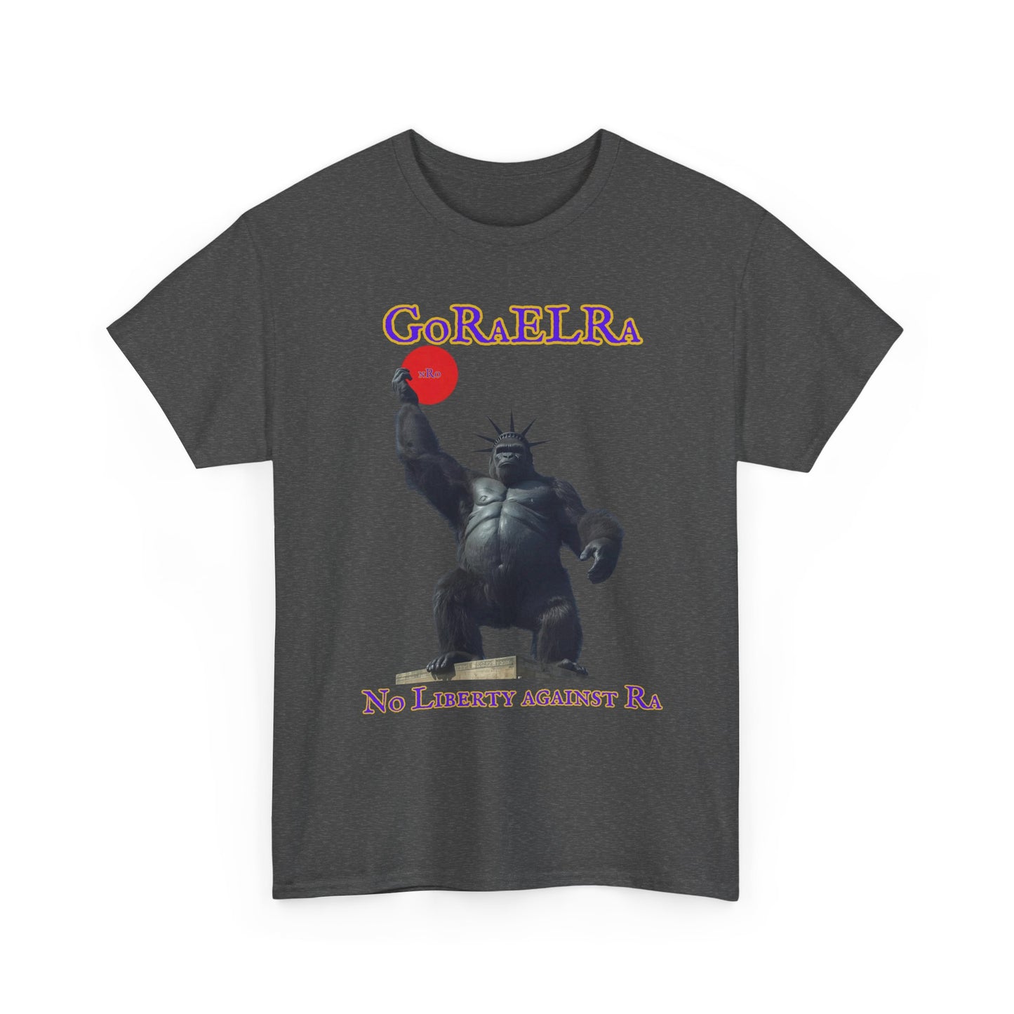 GoRaElRa No Liberty Against Ra  purple + gold - Vintage classic soundlogic Tee