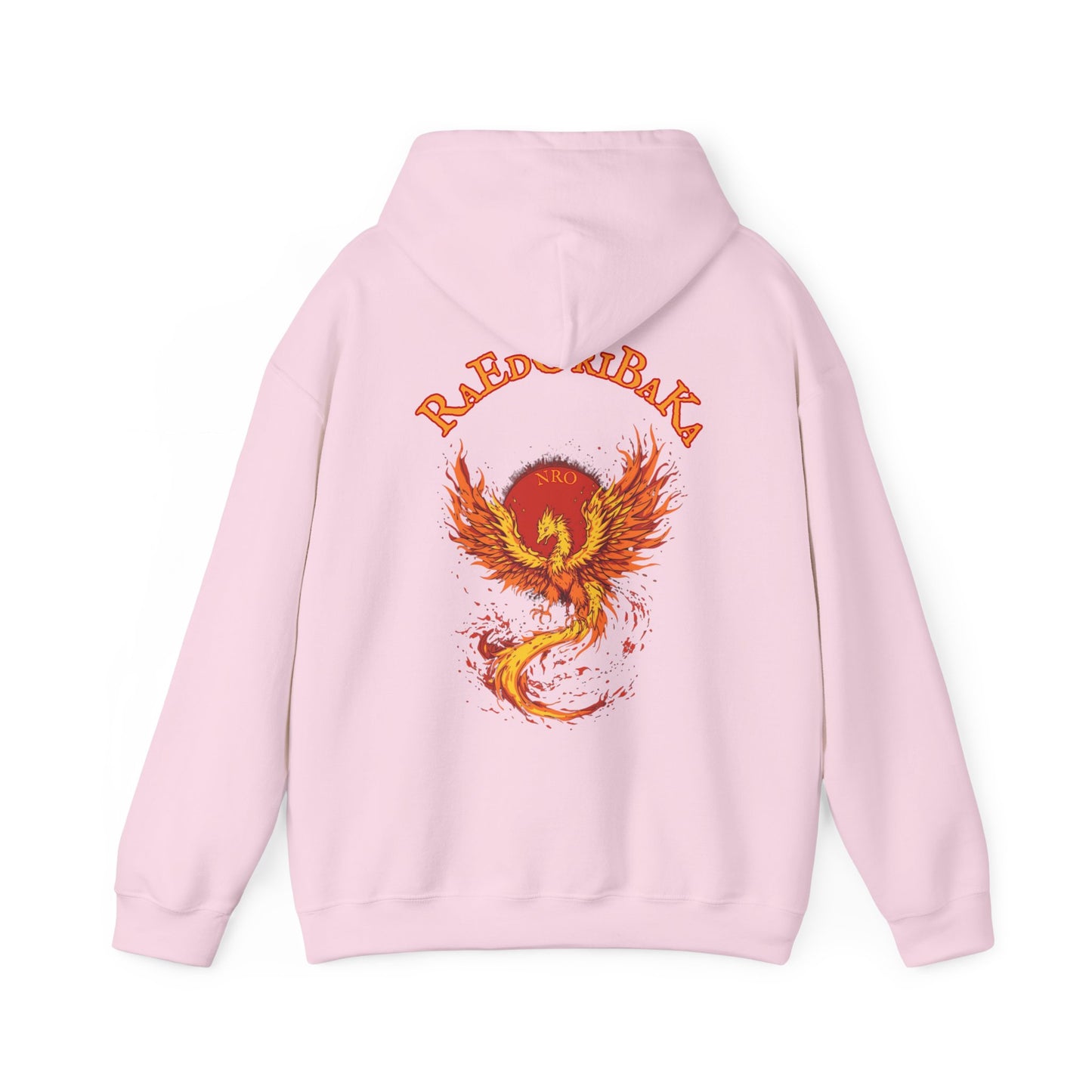El BaKA RaEdOrIBaKa Phoenix Graphic Hoodie — "RaEdOriBaKa" Retro Logo Sweatshirt