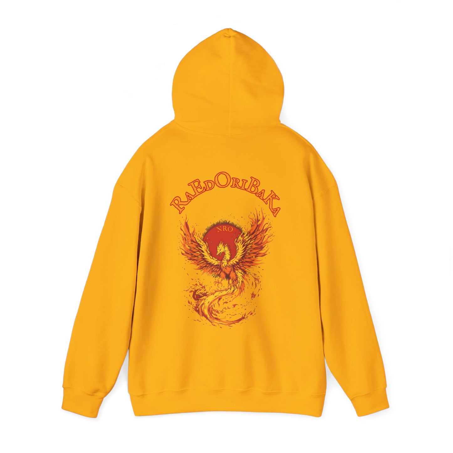 El BaKA RaEdOrIBaKa Phoenix Graphic Hoodie — "RaEdOriBaKa" Retro Logo Sweatshirt