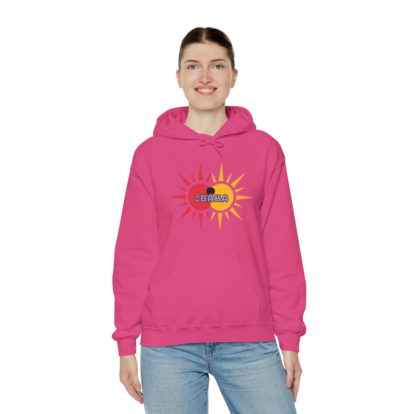 El BaKA RaEdOrIBaKa Phoenix Graphic Hoodie — "RaEdOriBaKa" Retro Logo Sweatshirt