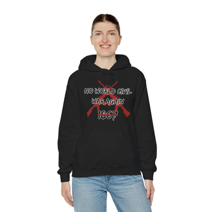 No World Civil War again 1867   Nu Ra Order Bring Bettor Back  Hoodie — "RaEdOriBaKa" Retro Logo Sweatshirt