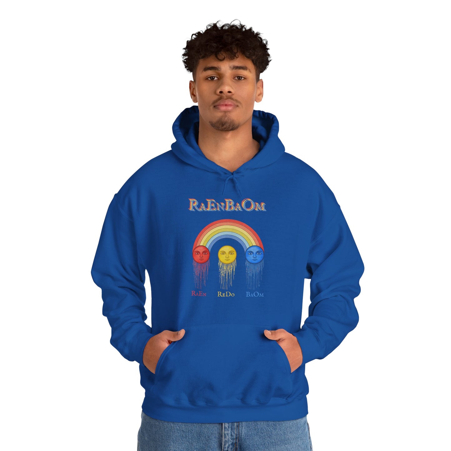 RaEnBaOm  Hoodie — "RaEdOriBaKa" Retro Logo Sweatshirt