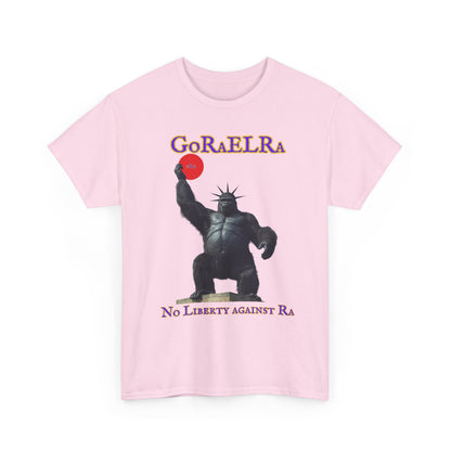 GoRaElRa No Liberty Against Ra  purple + gold - Vintage classic soundlogic Tee
