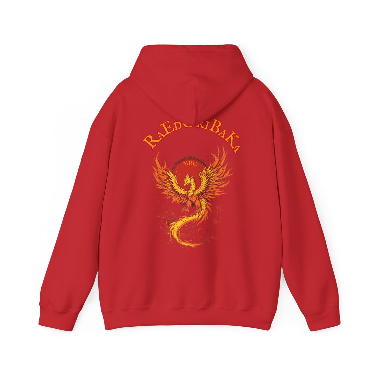 El BaKA RaEdOrIBaKa Phoenix Graphic Hoodie — "RaEdOriBaKa" Retro Logo Sweatshirt