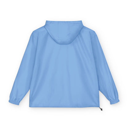 iNa Z Orange Packable Anorak Jacket with Floral Crest