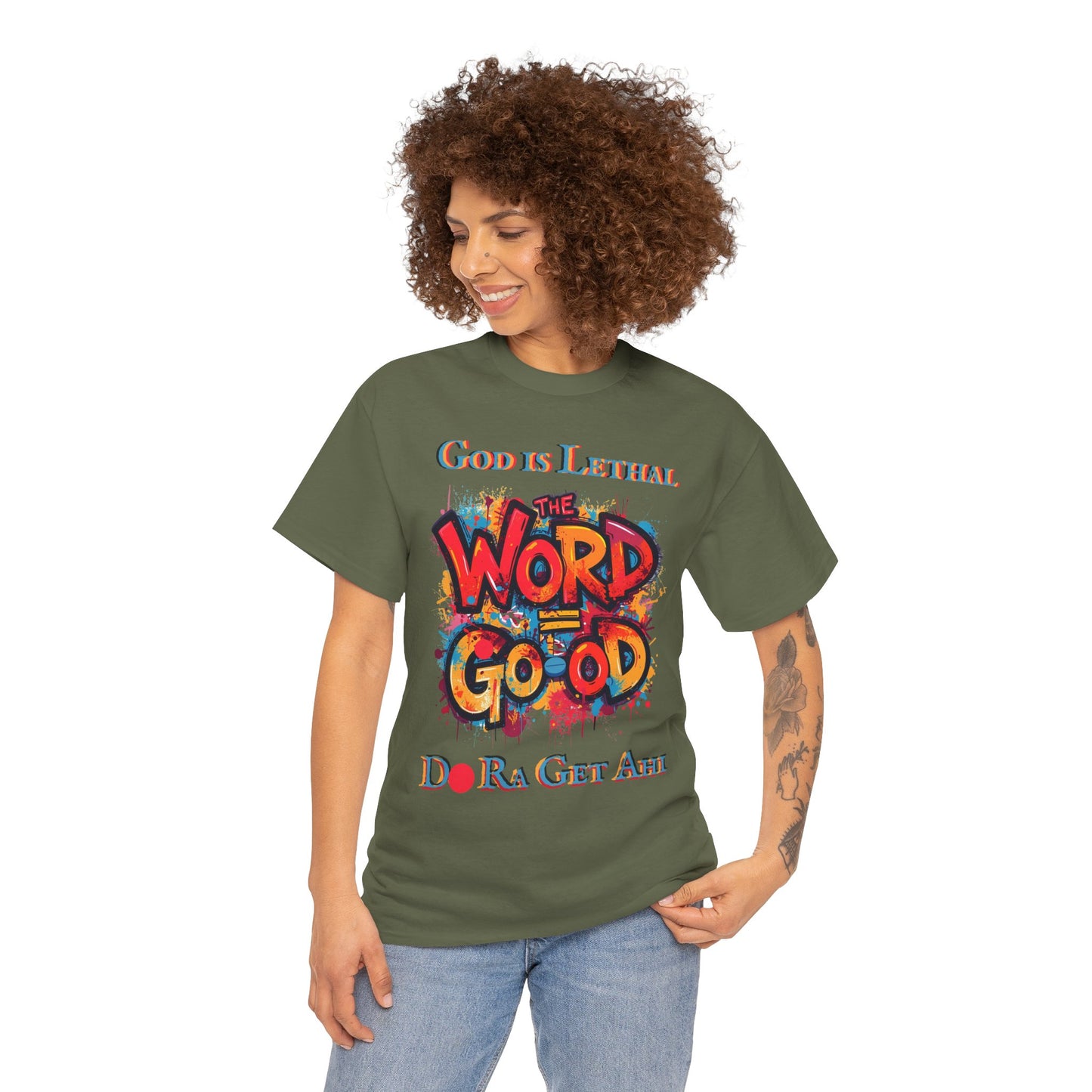 The word = Go- od – Do Ra Get AHi - Vintage classic soundlogic Tee