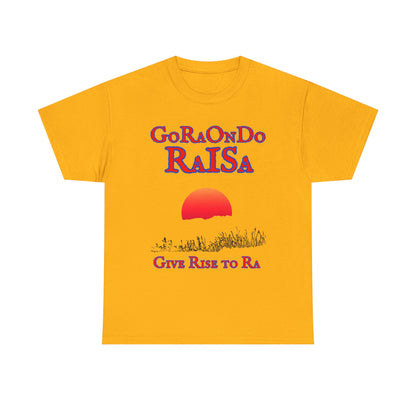 GoRaOnDo Give Rise to Ra   - Vintage classic soundlogic Tee