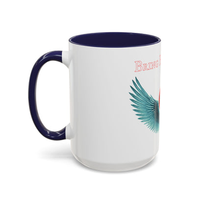 NRO NU Ra Order Bring Better Back Wings of Ra-  Ceramic Mug Celebrate the second coming of the Red Giant SaOn God Ra. Gift for Fans, Collectors, and Summer Vibes