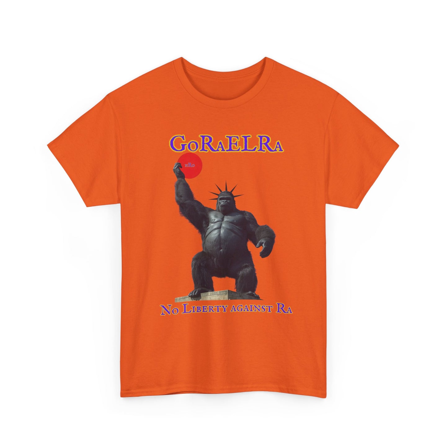GoRaElRa No Liberty Against Ra  purple + gold - Vintage classic soundlogic Tee